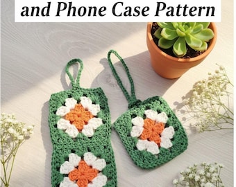 A Crochet AirPod Case & Phone Case Pattern | Easy PDF Tutorial | Digital Download