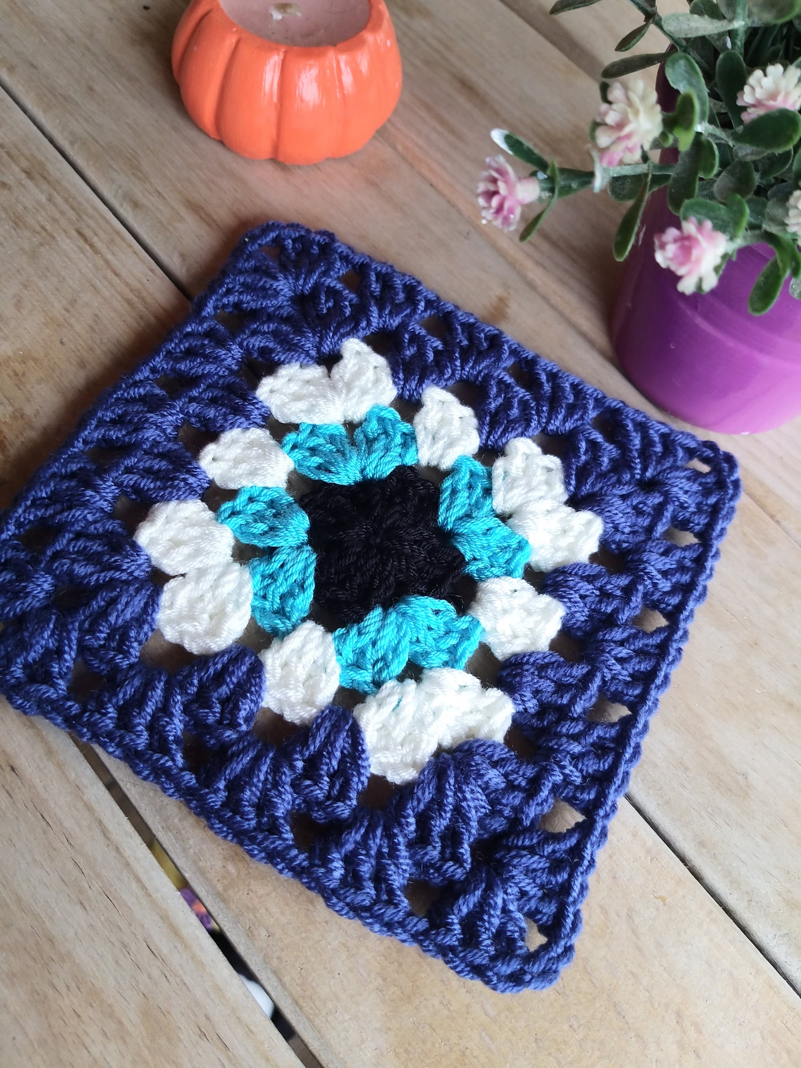 Evil Eye Granny Square Crochet Blanket Pattern Beginner Etsy