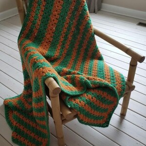 Patrón de crochet cuadrado de abuela con punto de gato, patrón de manta en PDF imagen 2