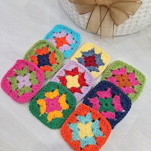 Beginner Granny Square Crochet Pattern