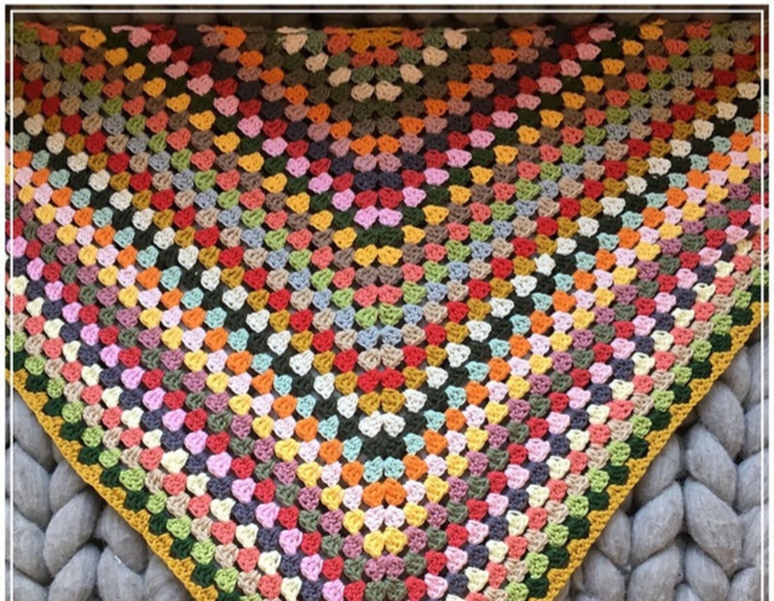 Crochet Granny Triangle Shawl Pattern Easy Knitting Pattern - Etsy