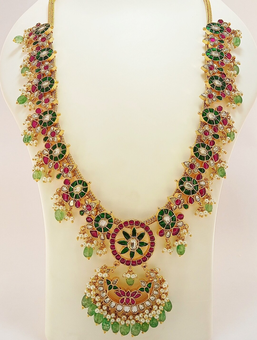 Boucle doreille Kundan Bijoux de mariage pour femmes Boucle