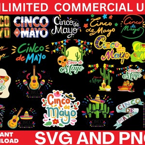 Cinco De Mayo PNG and SVG Bundle