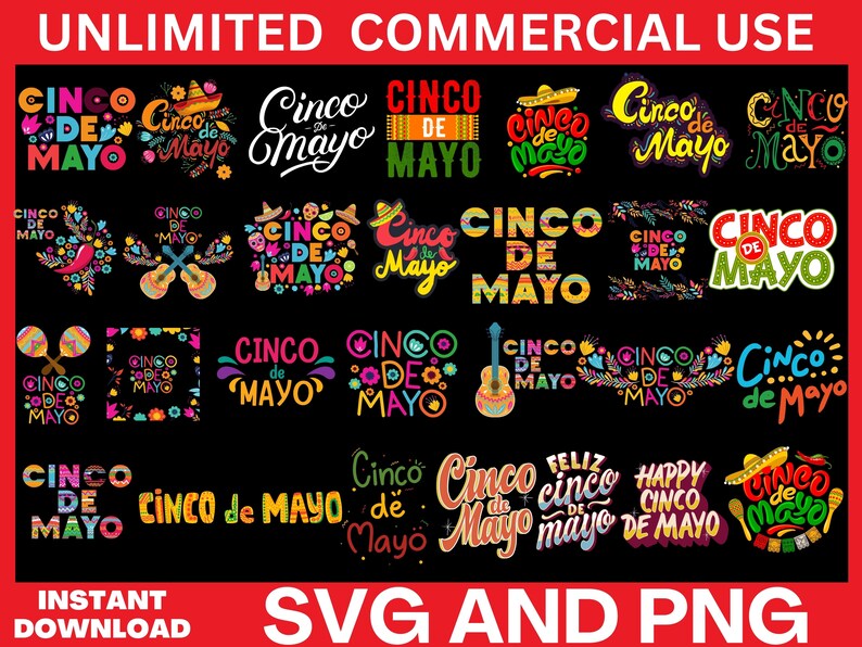 Cinco De Mayo PNG and SVG Bundle