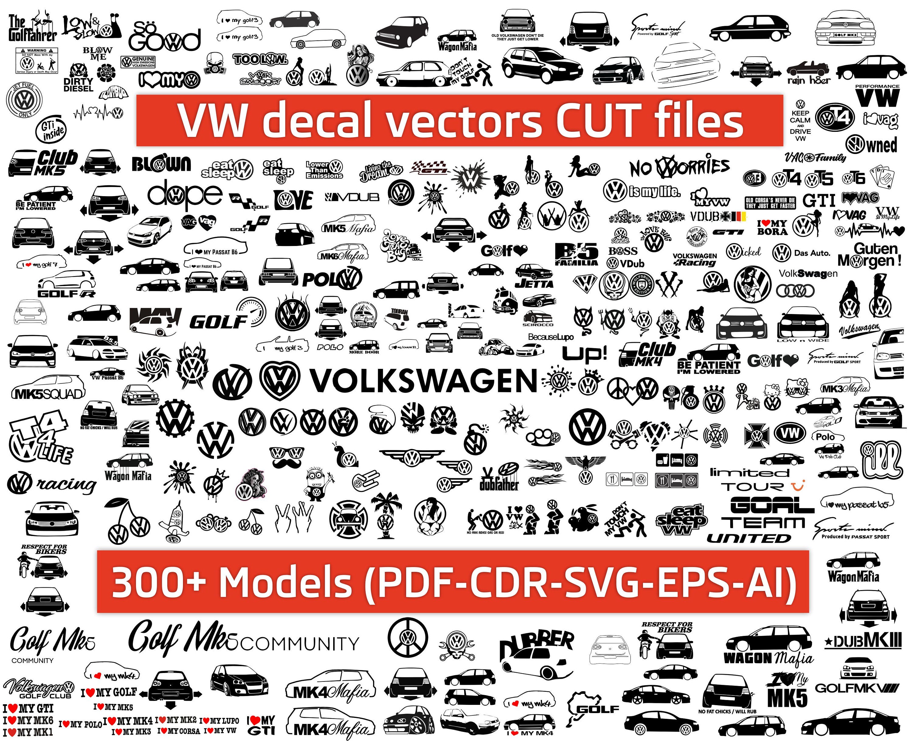 Buy Incognito-7 3D Laxury Volkswagen Logo Volkswagen VW Badge VW Logo Volkswagen  VW Emblem VW Sticker Body Side Badge for All Volkswagen VW Cars- Metal  (Black with Silver) - 1 Pair Online