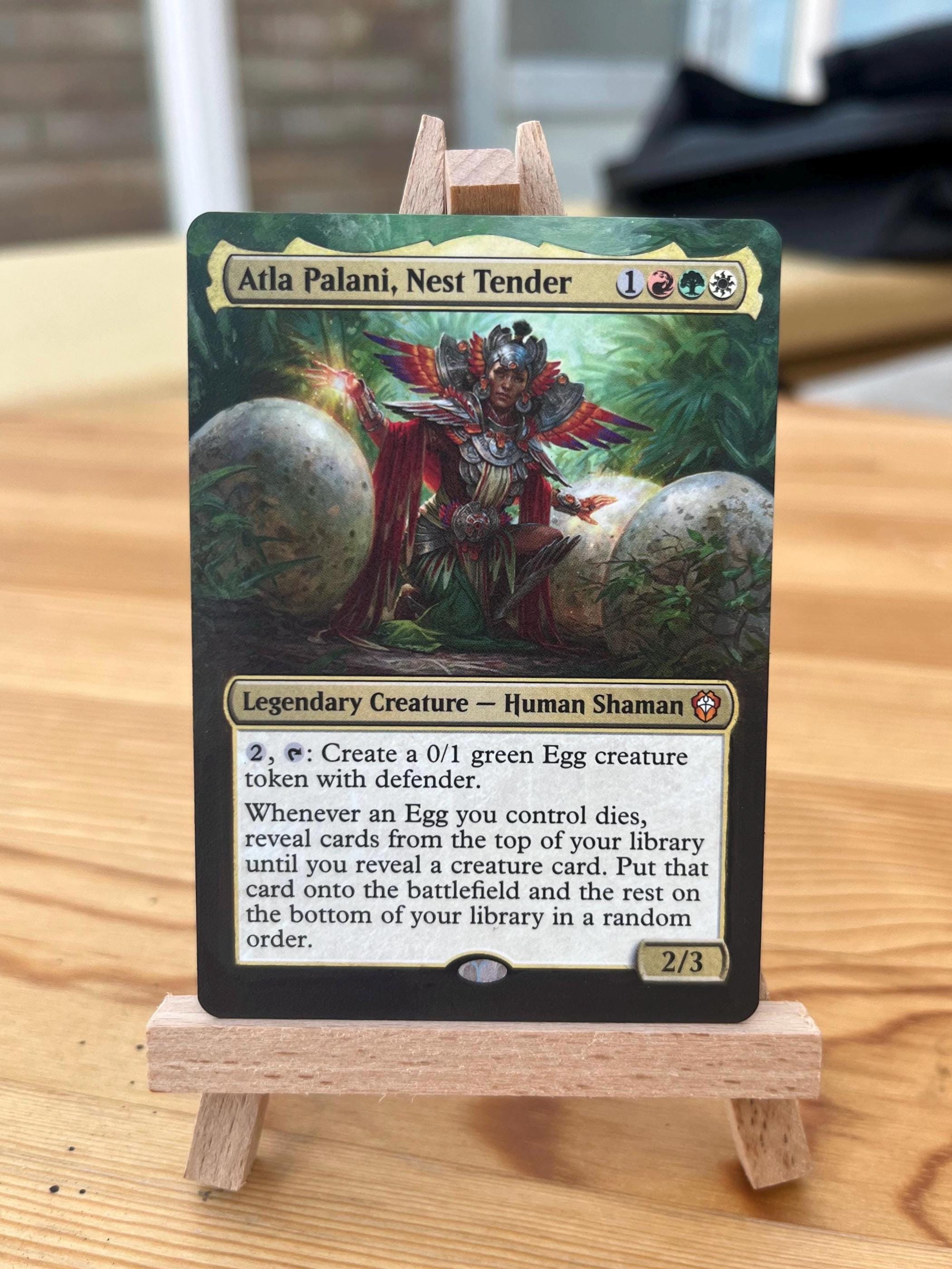 Atla Palani, Nest Tender - Extended Border MTG Alter - Etsy