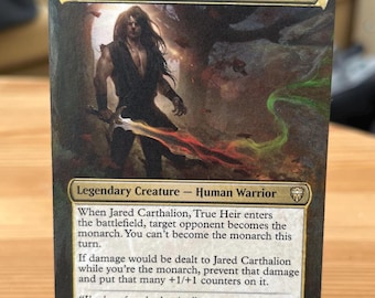 Jared Carthalion, True Heir - erweiterte Umrandung MTG alter