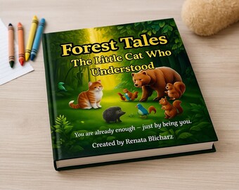 Forest Tales – The Little Cat Who Understood | Kids Picture Book About Kindness, Courage & Being Yourself | Ages 3–7 | PDF