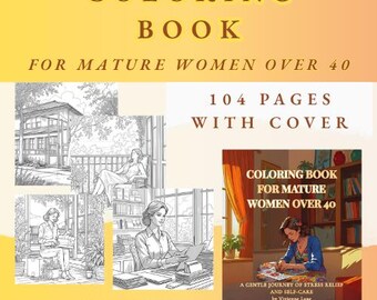 Coloring Book for Women: Self-Care & Relaxation (PDF Download)