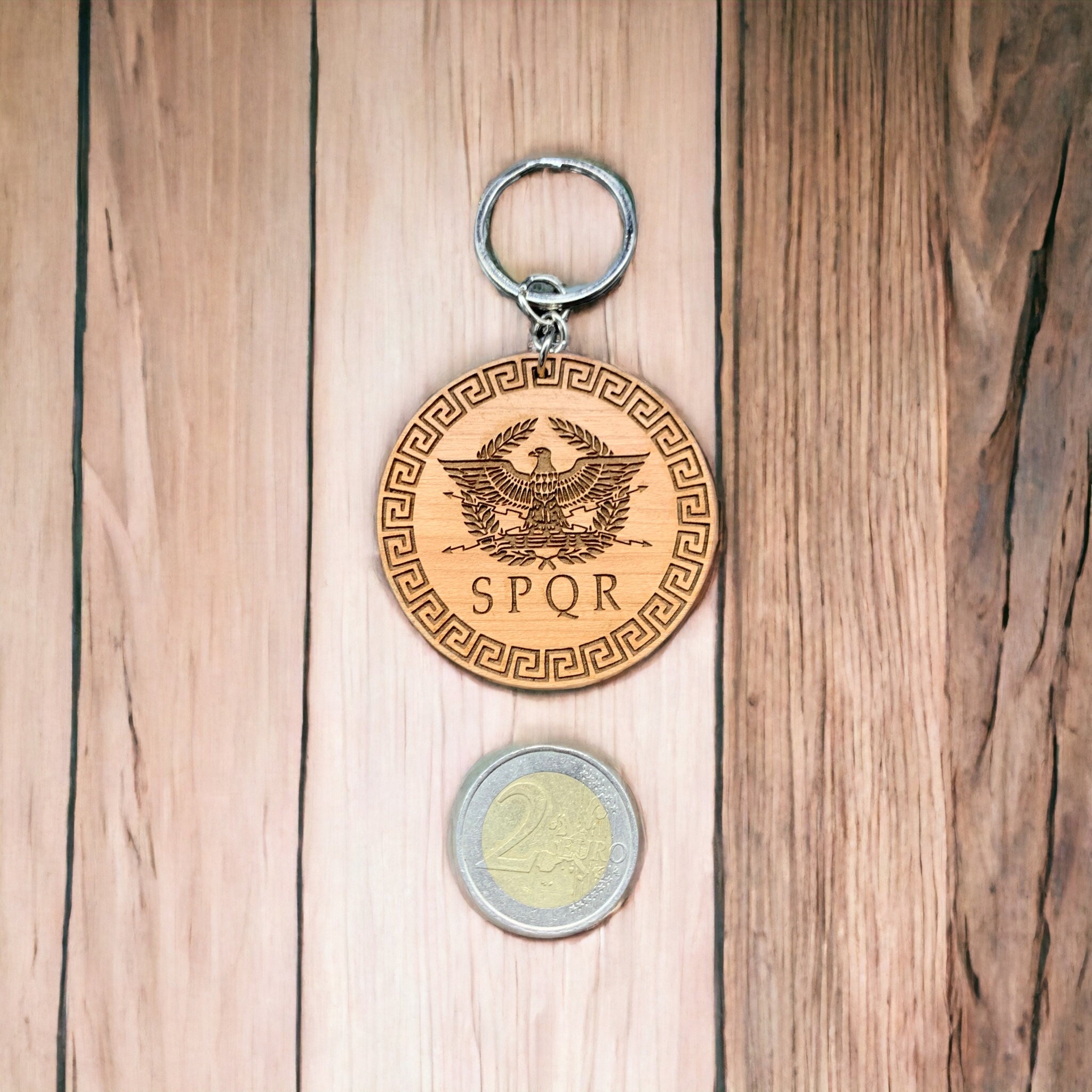 Roman Empire Keychain SPQR Ancient Rome Keepsake Laser Cut Etsy