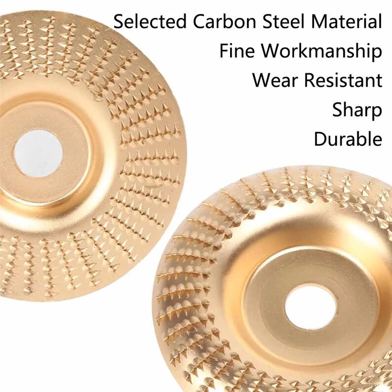 1 Set, Wood Carving Grinder Disc, Sharp Round Blade, Abrasive Pad, for