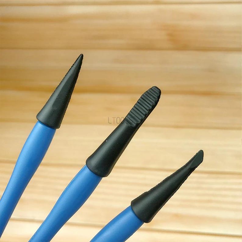 Plastic Gluing Toll Set, Silicone Brush With Glue Box Easy to Clean