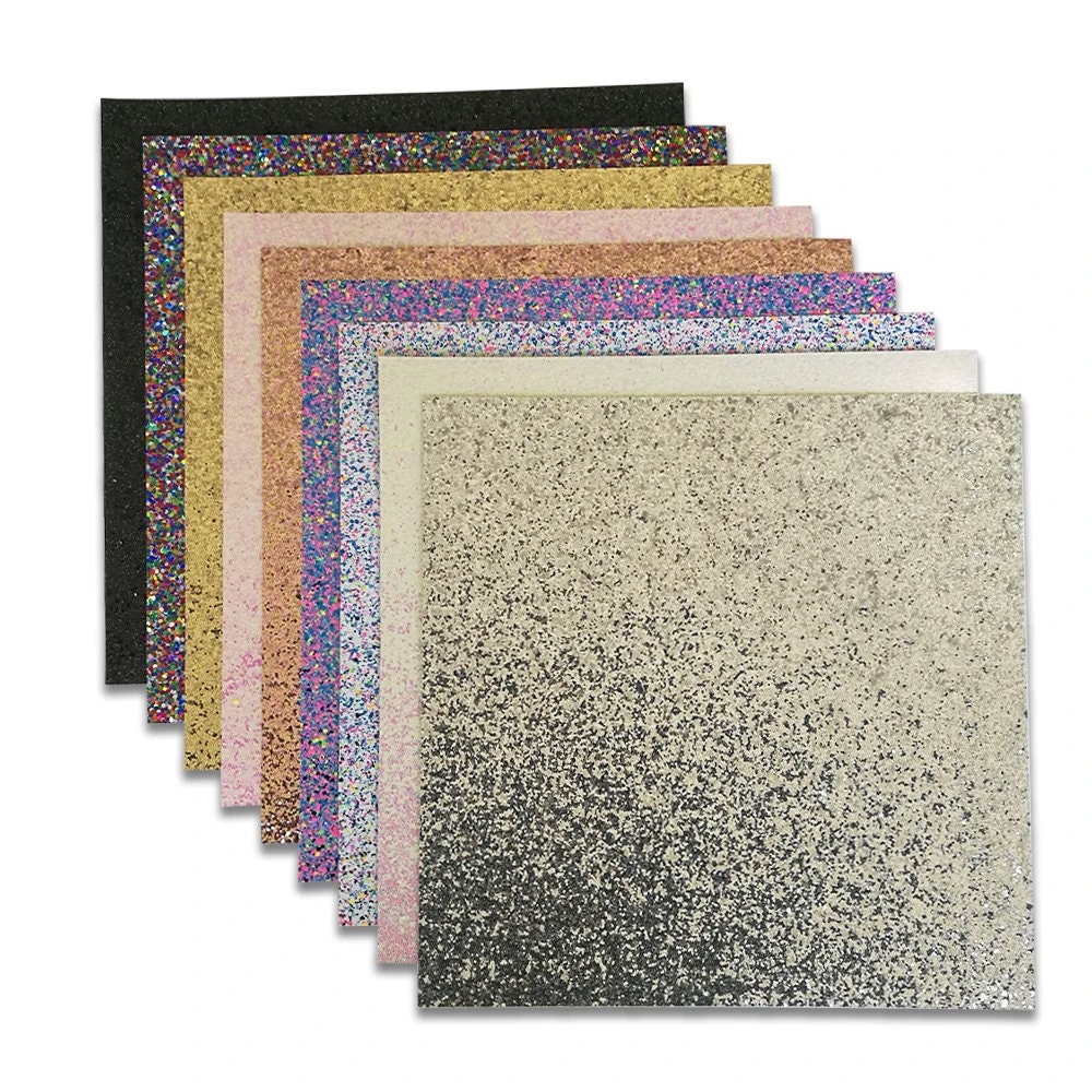 Metallic Foil Cardstock Silver, Pink & Hot Pink 8.5x11 - 17pcs