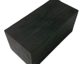 African Black Wood Board, Unfinished Thick Wood Block, for Making Knife Scale, DIY Guitar Parts, Woodworking, Carving Wood, Multiple Size