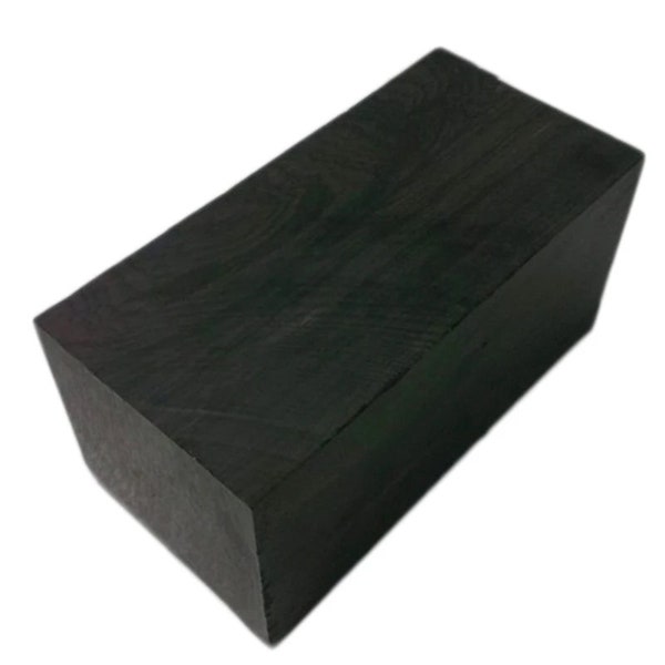 Afrikanisches schwarzes Holzbrett, unvollendeter dicker Holzblock, zur Herstellung von Messerwaagen, DIY-Gitarrenteilen, Holzbearbeitung, Schnitzholz, mehrere Größen