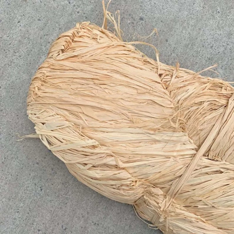 Natural Raffia Grass, 500/1000g, Weaving Straw, Wishing Rope, High Strength, Smooth Appearance, for DIY Craft Projects, Gift Tags, Wedding image 8