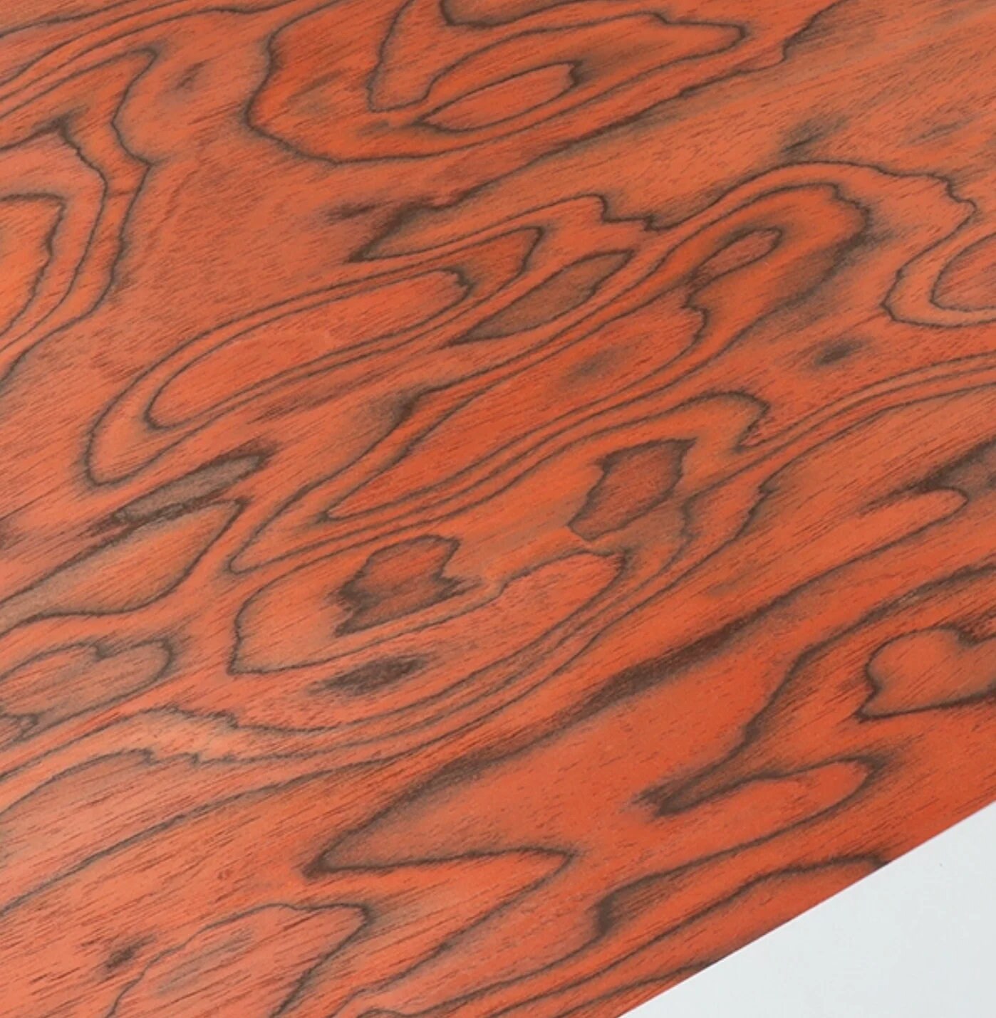 Impiallacciatura In Legno Di Rosa Rossa Naturale - Fogli 15x250cm Per Restauro Mobili, Cucine E Progetti Fai Da Te - Foto 2