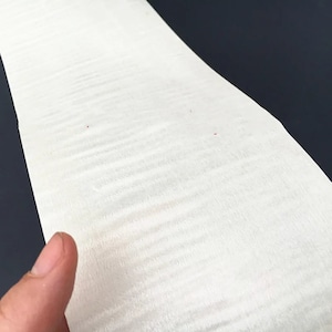 Natuurlijk wit fineerblad met achterkant met kraftpapier, huid geschild hout, voor doe-het-zelvers, meubels maken, deurpanelen, 280 x 12 cm/110,23 x 4,72"