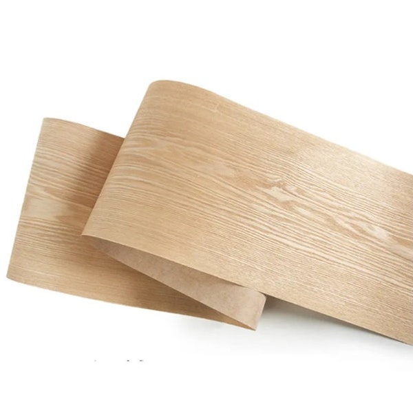 Natürliches Holzscheit-Furnier, dünne Holzscheitscheiben, 0 Wandaufkleber, flexibel für Möbeldekoration, Furnierversorgung, 220-240cm/86.61-94.48”