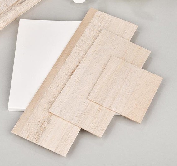 Balsa Wood Sheets, 5pcs Plate Wooden Lightweight Craft Board, for House,  Airplane, Ship, Aircraft, Boat, Toys DIY Model 1/1.5/2/3mm 