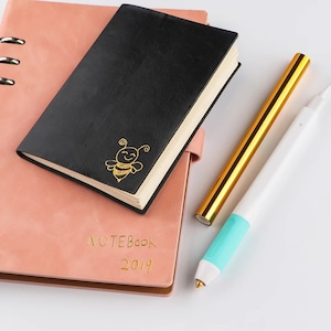 Penna d’oca a caldo e lamina di carta, impugnatura resistente al calore, alimentazione a batteria USB, oro attivo, per scrapbooking, strumento manuale, dispositivo per laminazione