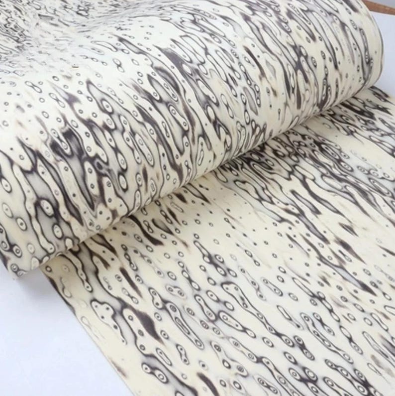 Technology Wood Veneer Sheet, Thin Wood Slice, White Lace Pattern