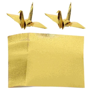 Papier origami, 100 feuilles, nacré, doré, pliage de papier, pour bricolage, emballage cadeau, fabrication de cartes, fournitures de papeterie, création personnalisée