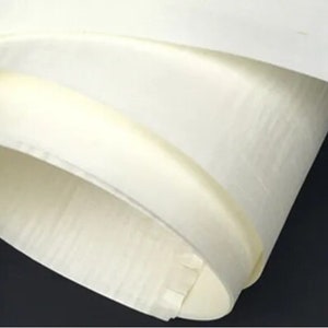 Natural White Veneer Sheet Backed with Kraft Paper, Peeled Wood Skin, for DIY Craft, Making Furniture, Door Onlays, 280x12cm/110.23x4.72”