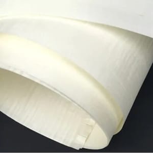 Foglio di impiallacciatura bianco naturale con supporto in carta kraft, pelle di legno sbucciata, per lavori fai da te, realizzazione di mobili, intarsi per porte, 280 x 12 cm/110,23x4,72"