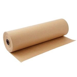 Rotolo di carta kraft marrone, 10 m/11,81 pollici, carta riciclata, aspetto ordinato e di classe, confezioni regalo, shopping, borsa da matrimonio, artigianato, stampa tipografica