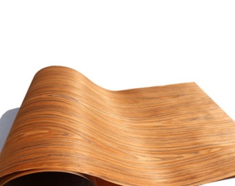 Technologie Holz Gelbes Furnier, Gestreiftes Muster, dünne Holzscheibe, zur Herstellung von Möbeln, Gitarrenhaut, Türauflage, 2,5 mx 580 mm