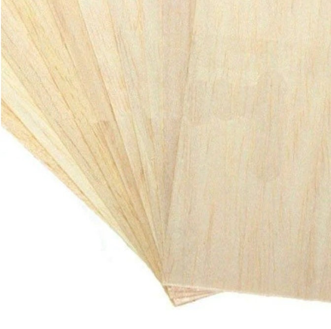 Balsa Wood Blank Sheets 5/10pcs Lightweight Unfinished Wood for DIY Crafts  Aircraft Model Toys 300x100mm/11.8x3.93inch 