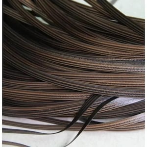 Rattan sintético plástico, 65 metros, resistente às intempéries, durável e flexível, para reparo de móveis de exterior, cestaria de cadeiras, projetos de artesanato faça você mesmo