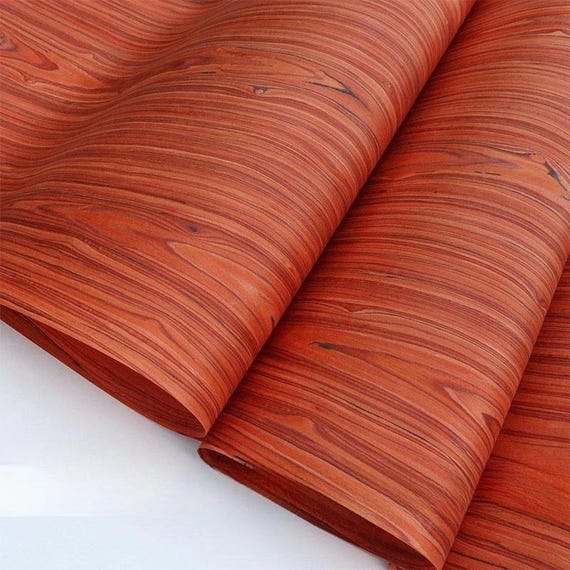 Impiallacciatura In Legno Di Rosa Rossa Naturale - Fogli 15x250cm Per Restauro Mobili, Cucine E Progetti Fai Da Te