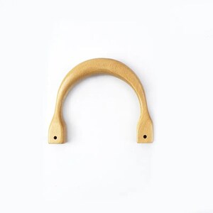 Wooden Bag Handle, 2/4 pcs, Unfinished Frame Wood Smooth Cutout, for Making Purse Handbag, Woodworking, Replacement, 10/14cm/3.94/5.51 14cm/5.51”