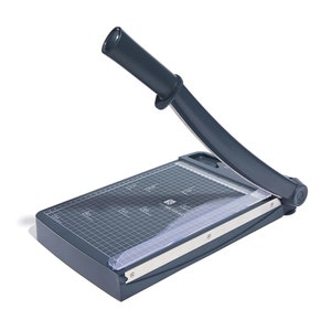 Taglierina manuale per carta A4, piedini antiscivolo, lama da taglio in metallo a ghigliottina, lama in acciaio affilata, per la creazione di biglietti, utensile manuale per rilegatura di libri