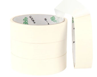 Selbstklebendes Masking Tape, 20m, Hohe Viscosität, Langlebig, Vielseitig einsetzbar, zum Heimwerken, Temporäre Befestigung, Versiegelung, Wandmalerei, Mehrere Größen