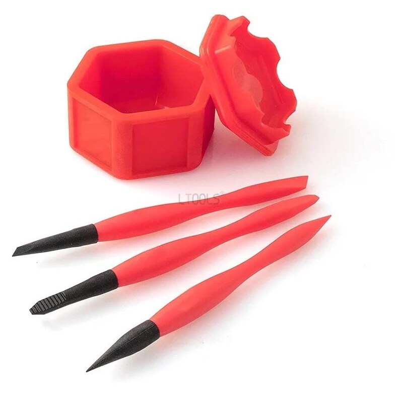 Plastic Gluing Toll Set, Silicone Brush With Glue Box Easy to Clean