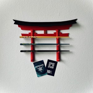 Torii Gate Chopsticks Holder / Stand / Showcase / Japanese Home Decor / Japan  3D printed