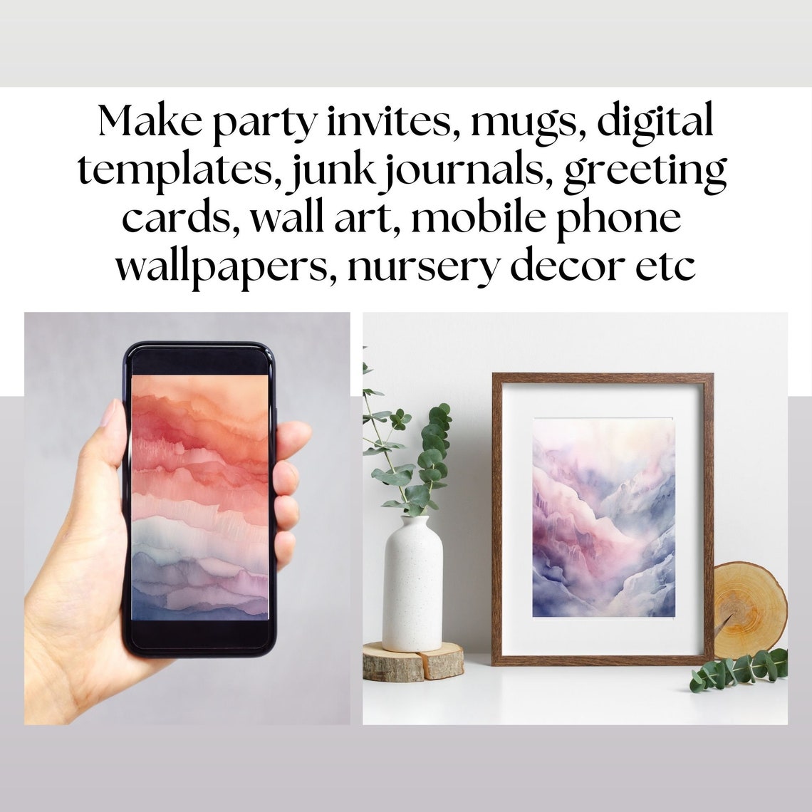Pastel Rainbow Watercolor Digital Paper 12x JPG Patterns - Etsy