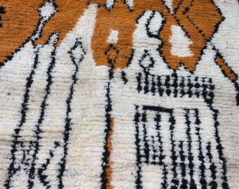 Authentischer Berber Teppich aus dem Atlas, Berber Teppich