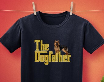 Camiseta de pastor alemán / camiseta de Alsation para papá amante de los perros / regalo del día del padre / camisa de papá perrito / regalo de pastor alemán / camiseta divertida