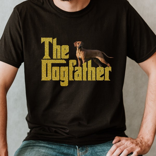 Rhodesian Ridgeback t-shirt, father of ridgeback dogs tshirt, fathers day gift for Dad, funny Ridgeback Dad tee shirt, ridgeback lover ideas