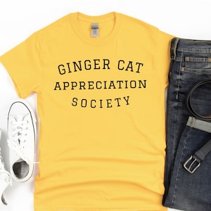 Ginger Cat Shirt - Etsy UK