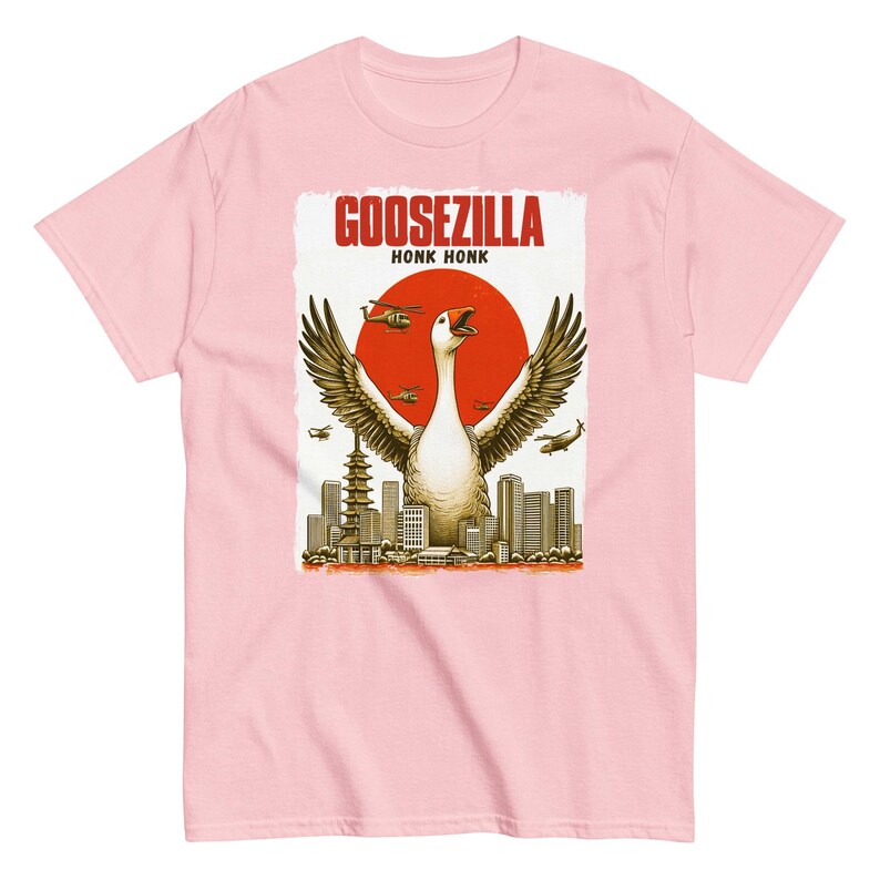 Goosezilla Honk Honk Funny T-shirt