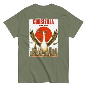 Goosezilla Honk Honk Funny T-shirt
