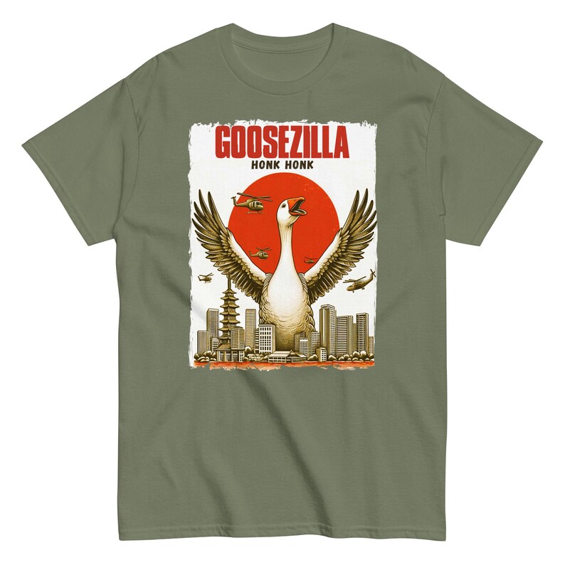 Goosezilla Honk Honk Funny T-shirt