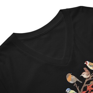 BIRDS on a BRANCH Unisex Short Sleeve V-NECK T-Shirt