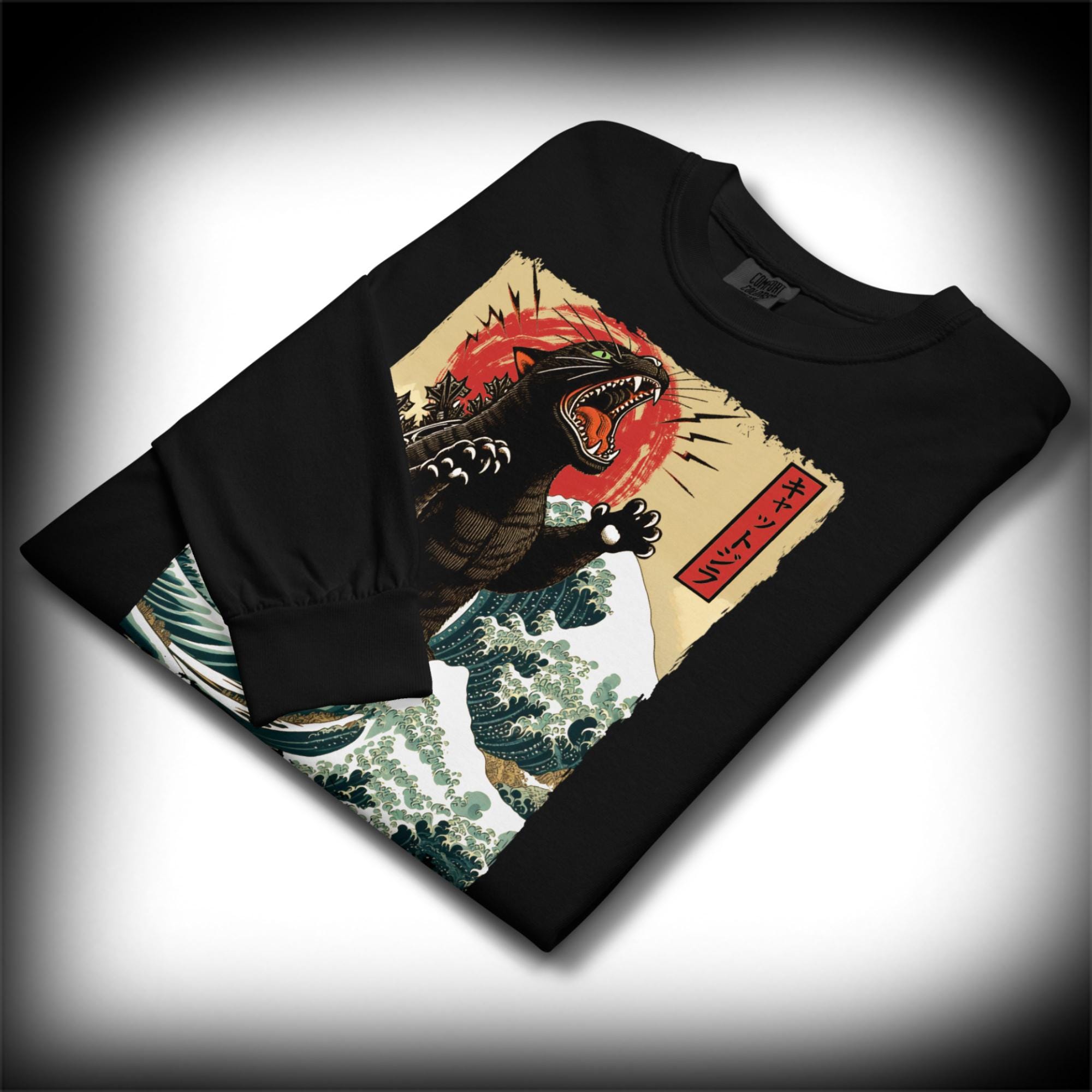 CATZILLA CAT, Comfort Colors Heavyweight Long Sleeve Shirt