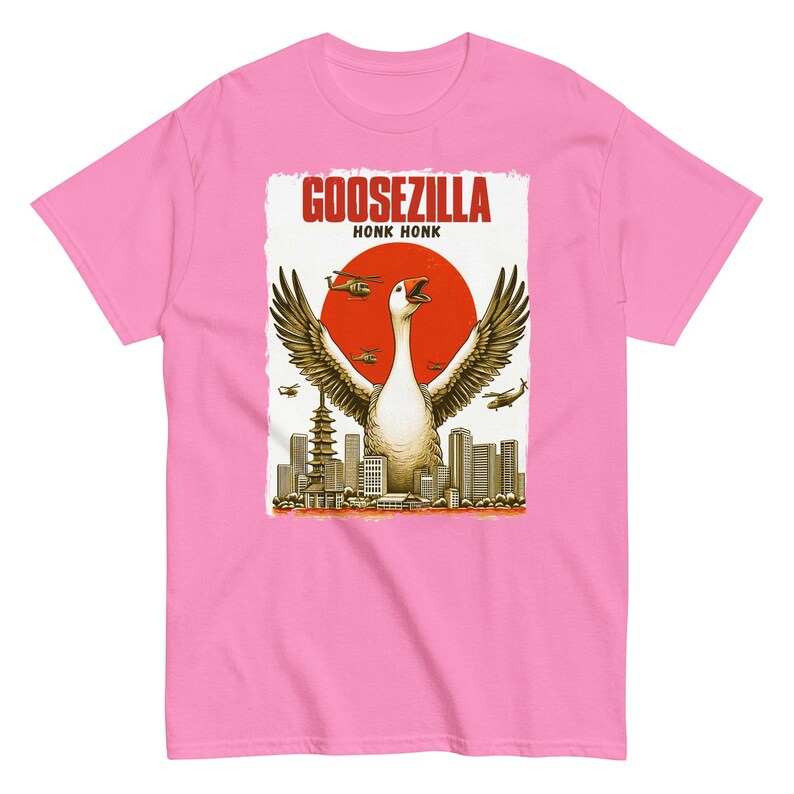 Goosezilla Honk Honk Funny T-shirt
